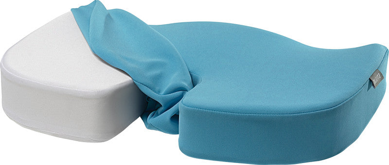 Leitz Kissen Ergo Cosy – 45,5 × 33,5 × 7,5 cm – Kunststoff, sanftes Blau