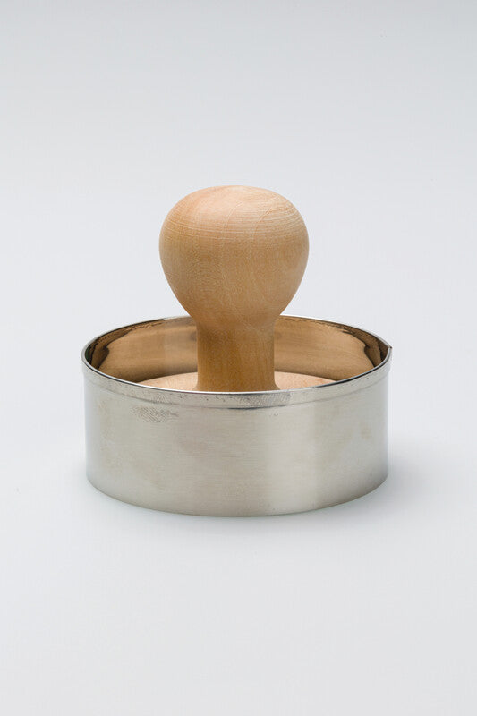 Trodat Keksstempel-Set – Motive: Herz, Schneeflocke, 'Home Made' – Holz/Edelstahl/Silikon – Ø 6 cm – 3-teilig