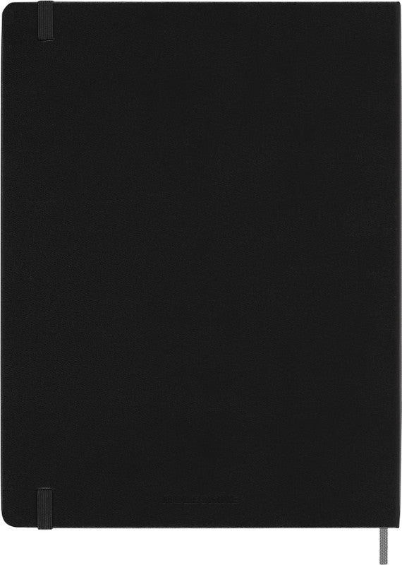 Moleskine Notizbuch, Leimbindung, Hardcover, 144 Seiten, 100 g/m² – schwarz, für Moleskine Notes App