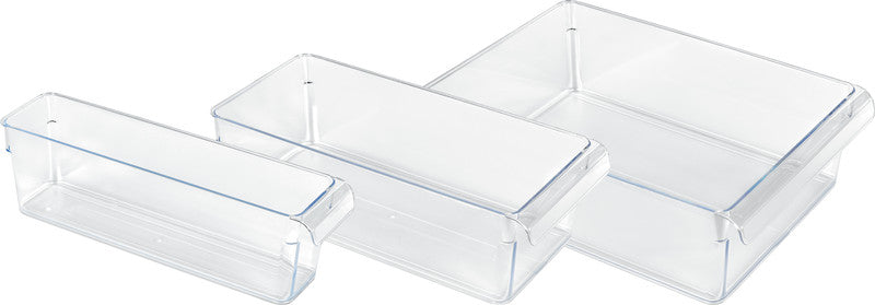 Rotho Kühlschrank-Organizer Loft – 3,1 l – Henkel, spülmaschinenfest – Kunststoff – transparent