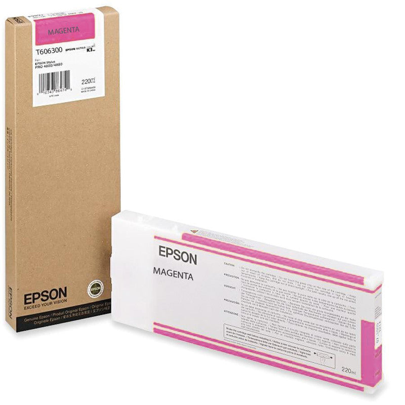 Epson Tintenpatrone T6063, Magenta, 220 ml
