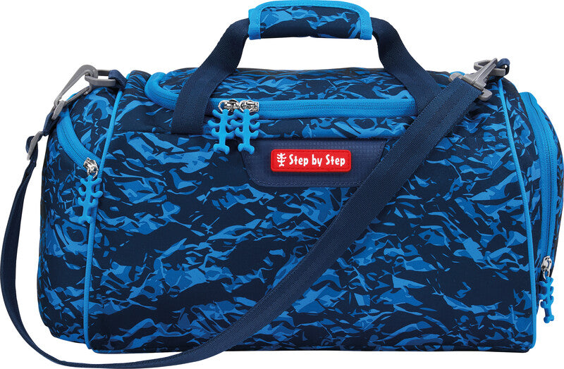 Step by Step Sporttasche SPACE FIT – 13 l, Motiv Manta Rio, mit Schultergurt, wasserabweisend, 38 × 20 × 23 cm
