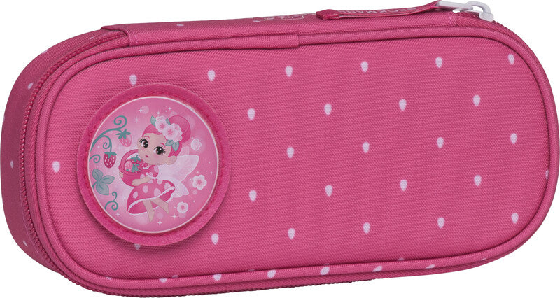 Beckmann Classic Etui, leer – Strawberry – Kunststoff – 22,0 × 5,0 × 10,0 cm