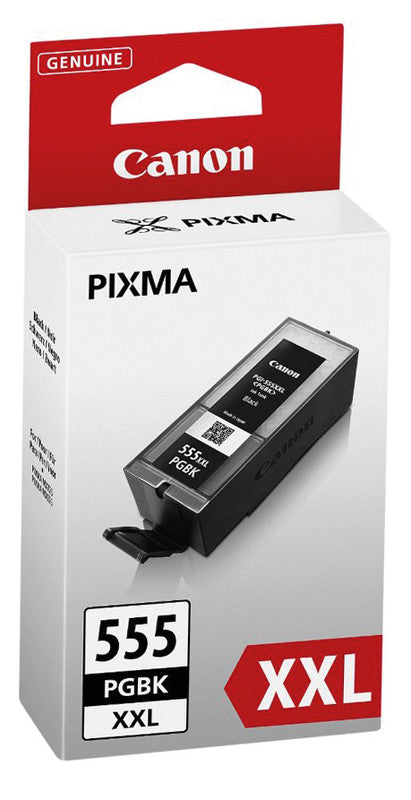 Canon PGI-555XXL Schwarz Tintenpatrone (Original) – 1'000 Seiten – für Pixma ix6850/MX725/MX925