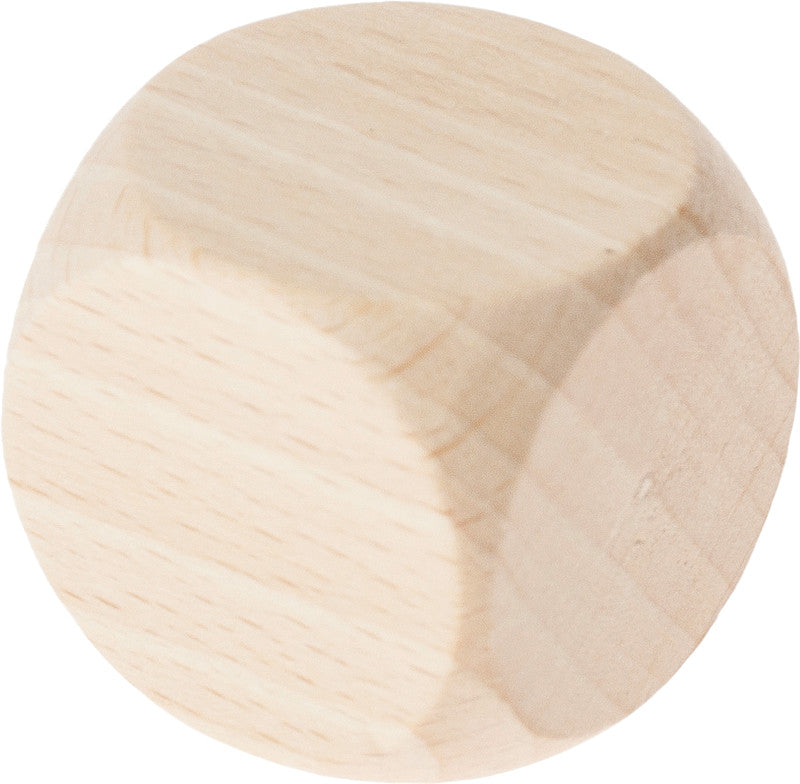 Noname Holzwürfel Buche – Natur – 30 × 30 × 30 mm, 5 Teile – zum Basteln