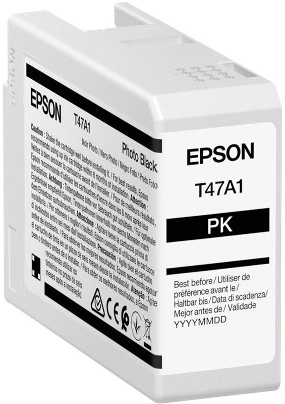 Epson Tintenpatrone T47A1, Schwarz, 50 ml
