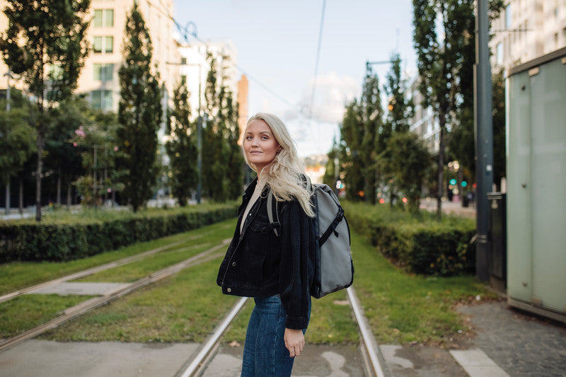 Beckmann Street Light – Notebook-Rucksack – für 16" Notebook, 22 l, rPET, grau