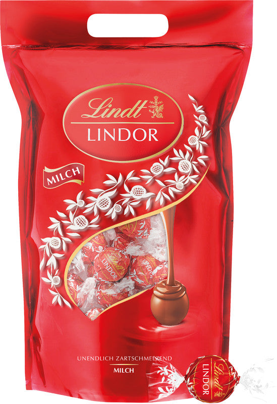 Lindt LINDOR Kugeln – Milch, 160 Stück (2 kg)