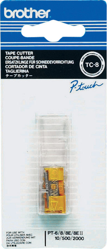 Brother Ersatzklinge TC-5 V2 – für P-touch E100VP, 900, 900F und andere, transparent, Kunststoff