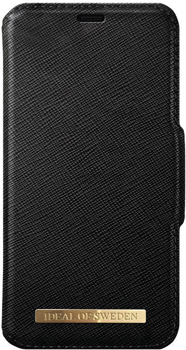 Ideal of Sweden – Booklet-Hülle Saffiano – für Samsung Galaxy S9 – schwarz – mit Kartenfach, Magnetverschluss