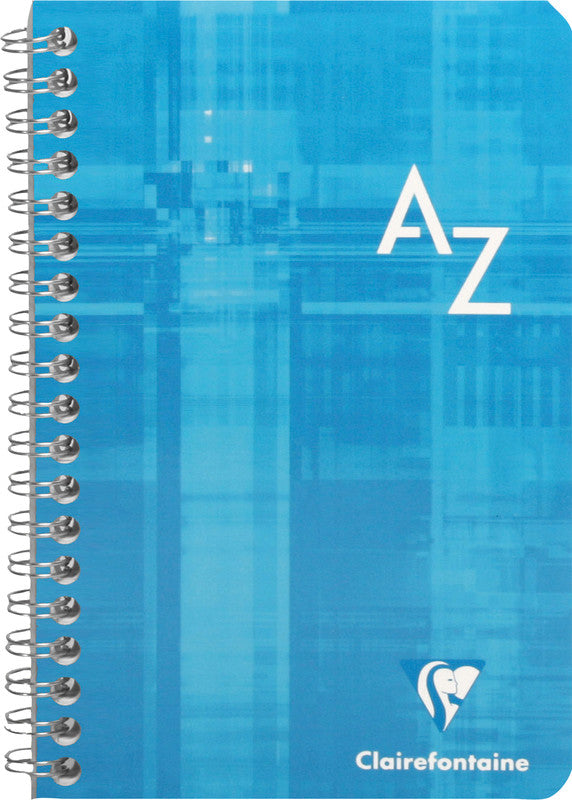 Clairefontaine Spiralblock, 110 × 170 mm, 5 mm kariert, Spiralbindung, Karton, 90 Blatt, 90 g/m² – sortiert