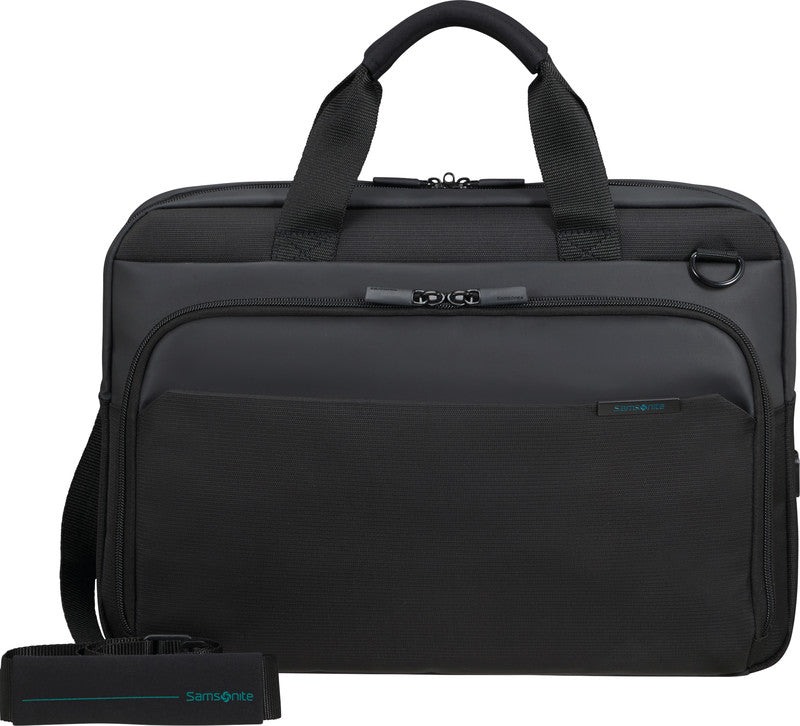 Samsonite Mysight Notebook-Tasche – 12,5 l, Aufsteckfunktion, recyceltes PET (rPET), Schwarz