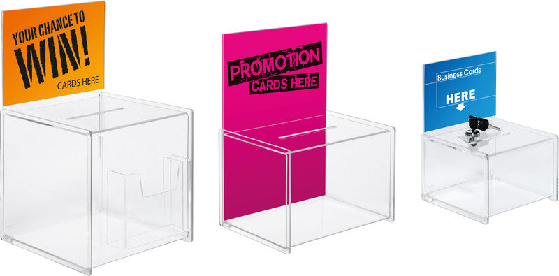 Sigel Aktionsbox, Schild A4 – Acryl, 22,5 × 31 × 17 cm