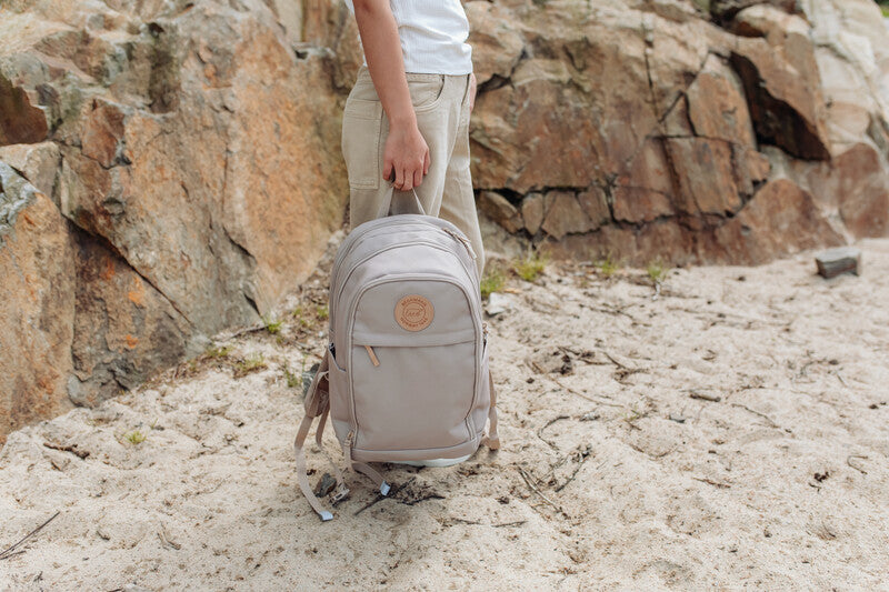 Beckmann Urban Midi Rucksack – Beige – 26 l – aus recycelten PET-Flaschen (rPET)