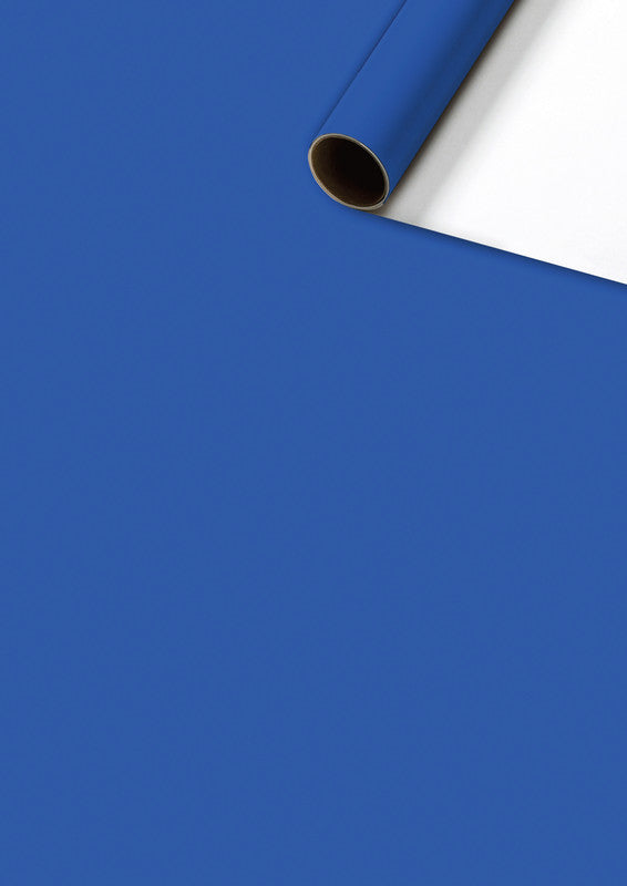 Stewo Geschenkpapier – Dunkelblau, Gestrichenes Papier, 70 g/m² – 70 cm × 5 m