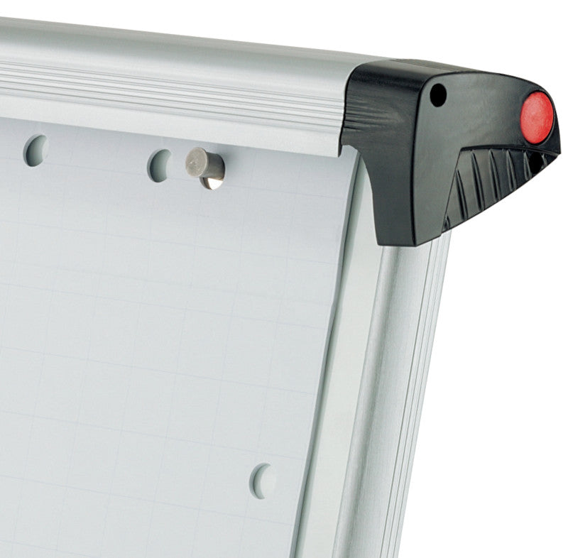 MAUL Flipchart-Block – 69 × 96 cm, weiss, Metall, Recycling