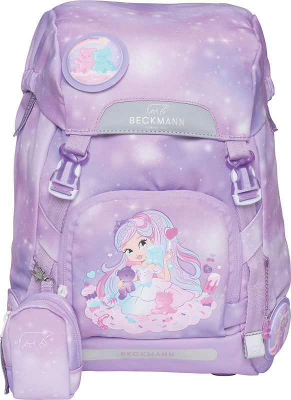 Beckmann Classic Schulrucksack 1st – 6-teilig – Candy – 24,0 × 37,0 × 25,0 cm – recyclingfähig