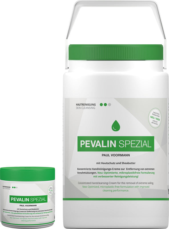 Pevalin spezial Handreinigungs-Creme – Kunststoff, Weiss, 500 ml, biologisch abbaubar, Sheabutter-Duft