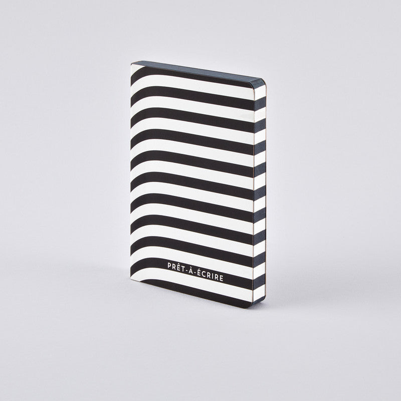 nuuna Notizbuch, A6, 176 Seiten – schwarz, weiss