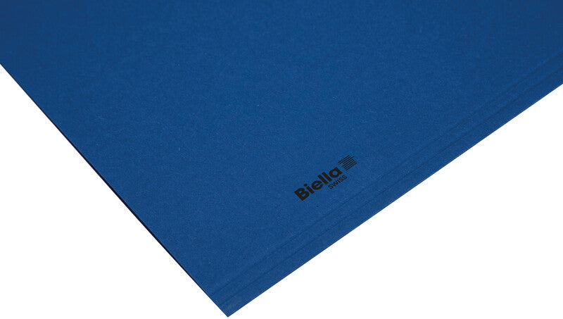 Biella Sammelmappe, für A4, Karton, Blau