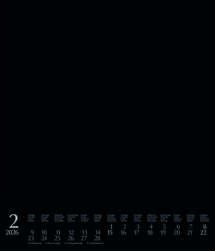 Korsch Bastelkalender 2026 – 21,5 × 24 cm – mit Tagesfeldern, mit Aufhänger