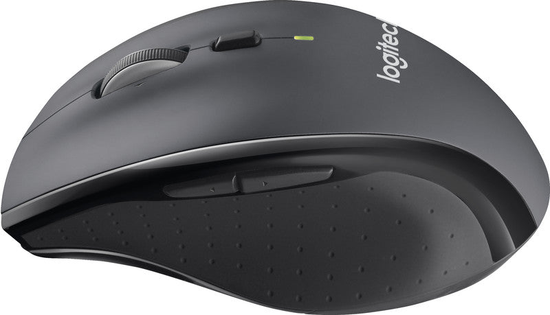Logitech M705 Maus – kabellos, Bluetooth + 2,4 GHz, Batterieladeanzeige, Anthrazit