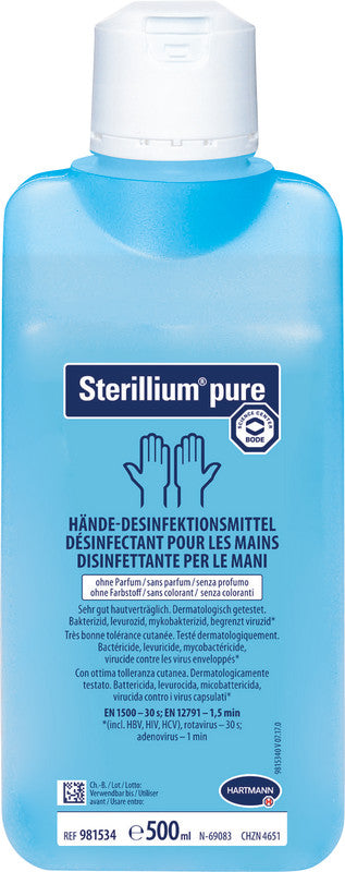 Sterillium Desinfektionsmittel – Kunststoff, Weiss, 500 ml