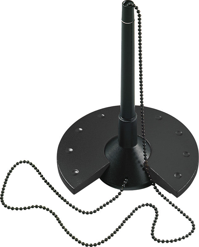 Helit Stiftschlaufe – Kunststoff, Schwarz, 101 × 155 mm
