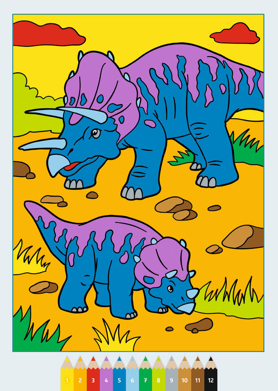 Ravensburger Dinosaurier Malbuch, Karton, 21 × 29,5 cm, Mehrfarbig, ab 5 Jahren