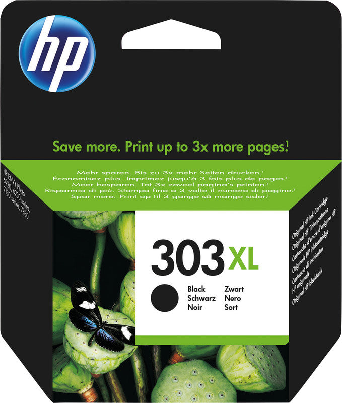 HP Tintenpatrone 303XL, Schwarz – für Tintenstrahldrucker und Multifunktionsgeräte