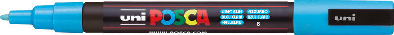 Uni-Ball Non-Permanent-Marker – Rundspitze 0,9-1,3 mm – Hellblau