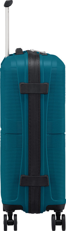 American Tourister Handgepäck-Trolley – 33,5 l, Hartschale, 4 Doppelrollen, mit TSA, Petrol, 40 × 50 × 20 cm