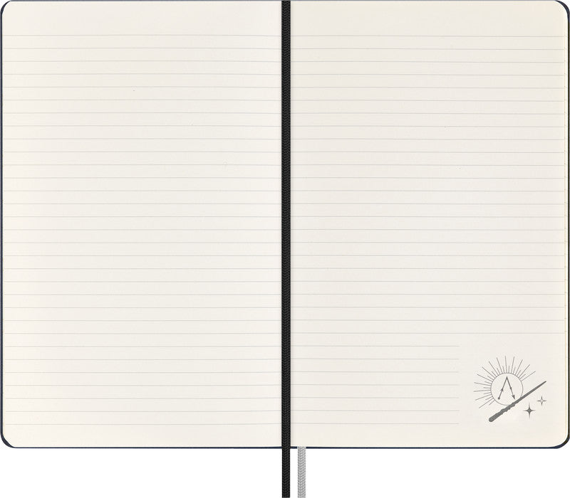 Moleskine Notizbuch Limited Edition Harry Potter, Leimbindung, Hardcover, 176 Seiten, 100 g/m² – Schwarz