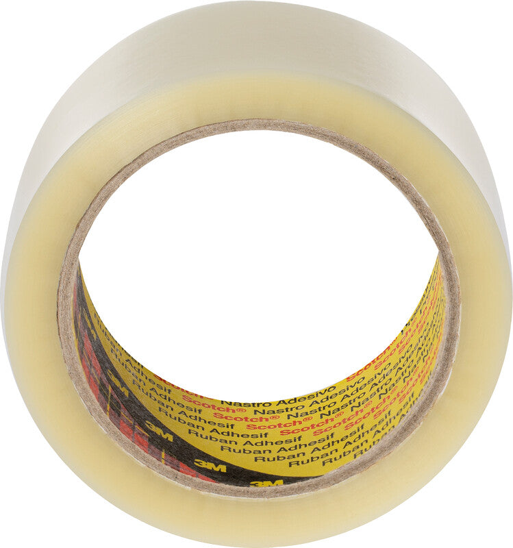 Scotch Verpackungsband PP 371 – permanent, glatt, PP, 38 mm × 66 m, transparent, Kern Ø 75 mm