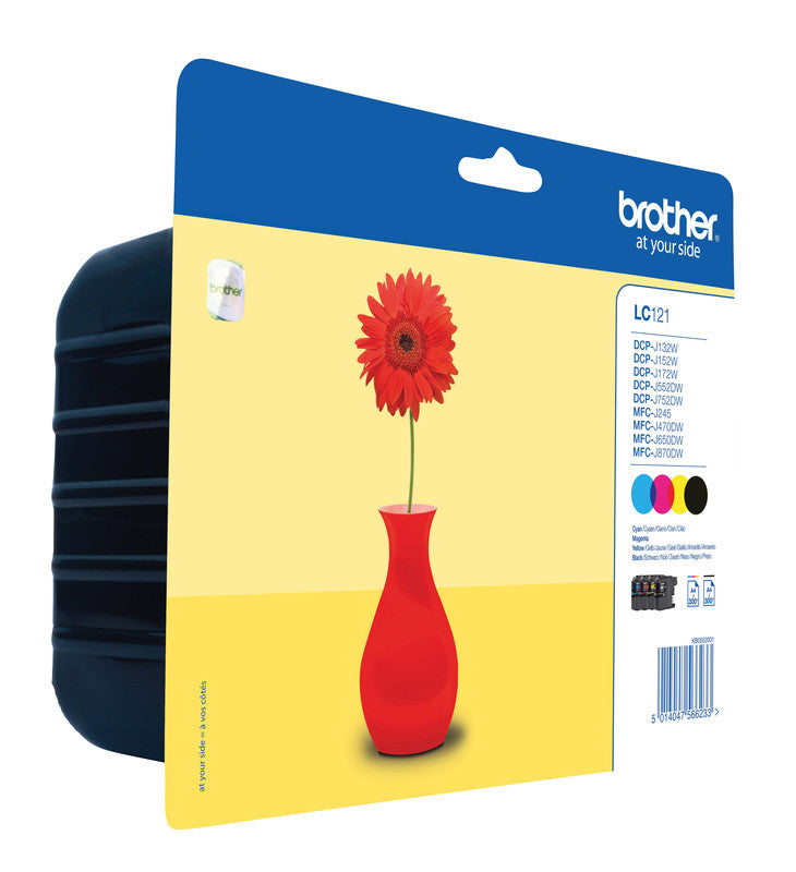 Brother Tintenpatronen-Multipack CMYK, 4er-Pack