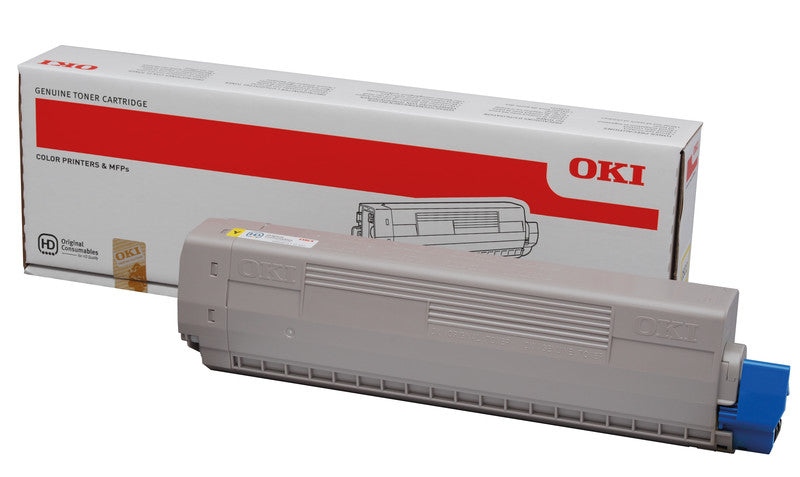 OKI Toner – gelb, 7300 Seiten