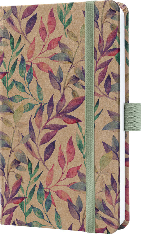 Sigel JOLIE Pure Agenda – 1 Woche/2 Seiten, gebunden, A6, 2027, Fairy Leaves, FSC