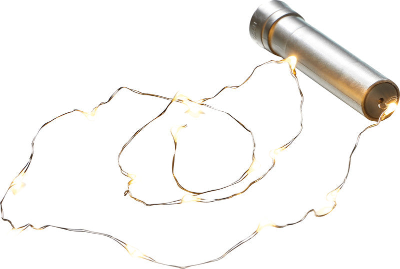 Balthasar LED-Lichterkette – Warmweiss, 15 LEDs, 0,8 m, 80 h