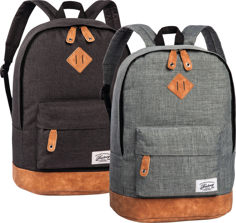 Bestway Campus Trend – Freizeit-Rucksack – 21 l, Polyester, graugrün/koralle, Millefleur