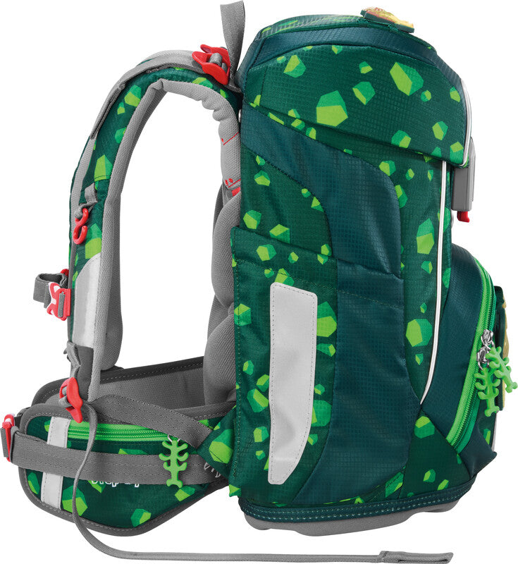 Step by Step Schulrucksack-Set Fit – 5-teilig – Dino Targo – umweltfreundliche Verpackung
