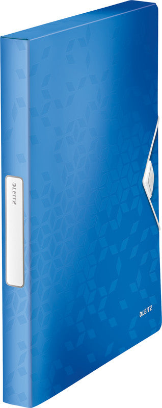 Leitz Wow A4 Heftbox – Polypropylen (PP), Blau, bis 250 Blatt