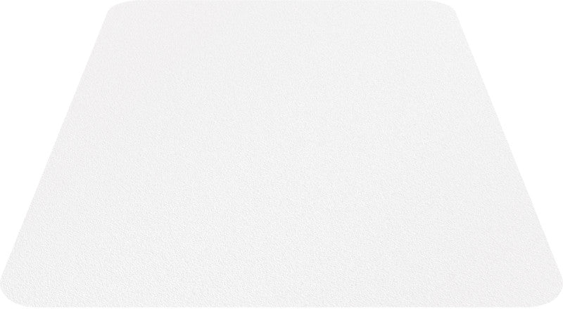 Q-connect Bodenschutzmatte – 90 × 120 × 0,18 cm, rPET, transparent