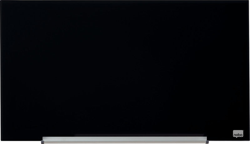 Nobo Whiteboard – 126 × 71 cm, Glas, magnetisch, Wandmontage, inkl. Stift, Magnete, Montagesatz
