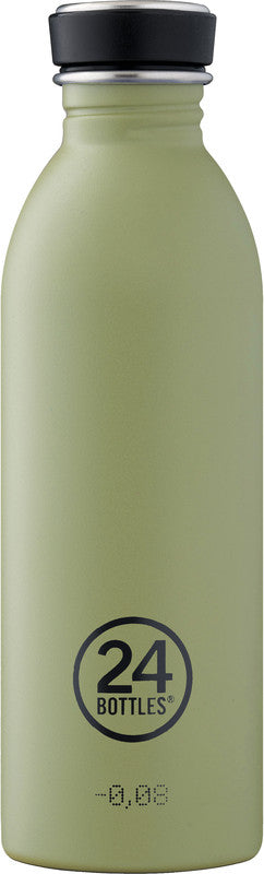 24Bottles Trinkflasche Urban – 5 dl – Edelstahl, Schraubverschluss, auslaufsicher – Salbei