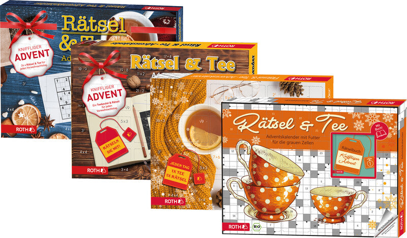Roth Rätsel & Tee – Adventskalender – 24 Bio-Tees