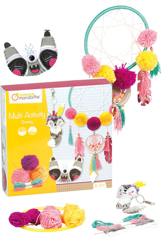 Avenue Mandarine – Bastelset Multi Activity Dreamy – 8–12 Jahre – 270 × 270 × 70 mm