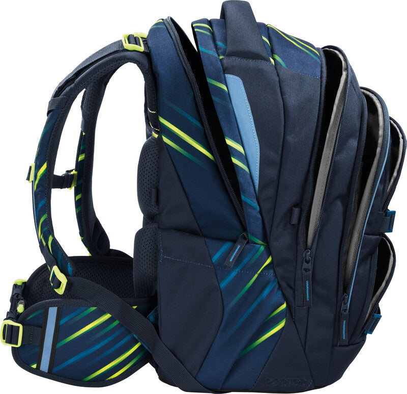 Coocazoo Rucksack Porter – Fast Lime – 30,0 × 46,0 × 23,5 cm – aus 100% recycelten PET-Flaschen