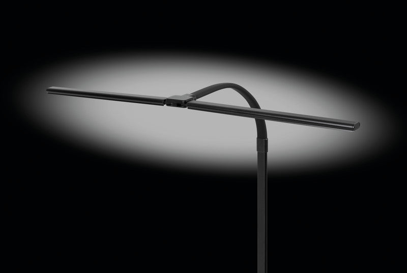 Hansa Nova Bildschirmleuchte – 3000–6500 K, dimmbar, für 65 mm Klemmweite, 80 cm, schwarz