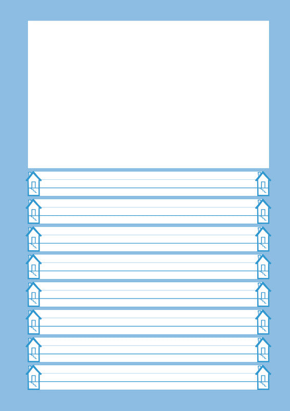 Ringbucheinlagen – A4 – Basisschrift 6/6/6 mm – ohne Lochung – 100 g/m² – 500 Blatt – Blauer Engel