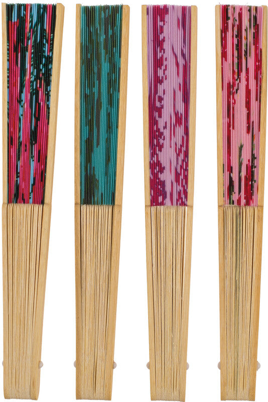 Out oft the blue Out of the Blue – Bambusfächer, Tropical, sortiert, 10 × 210 × 25 mm